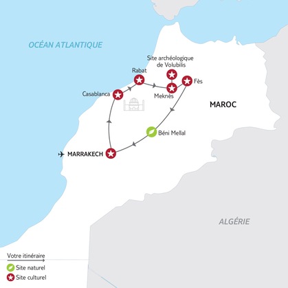 Itinéraire du circuit