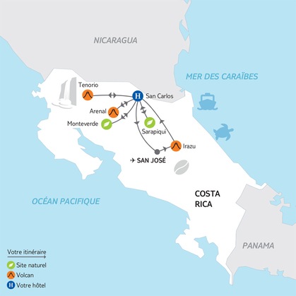 Itinéraire du circuit 