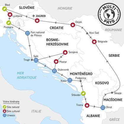 Itinéraire du circuit