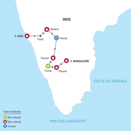 Itinéraire du circuit