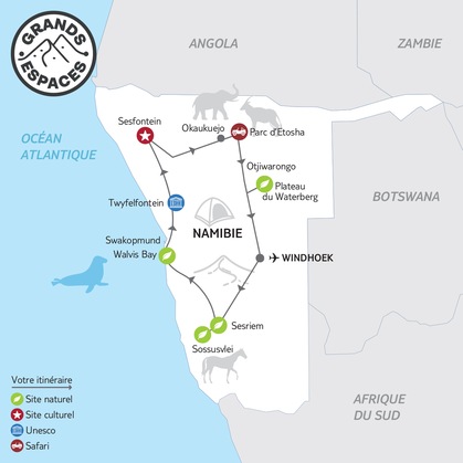 Itinéraire de l'Autotour