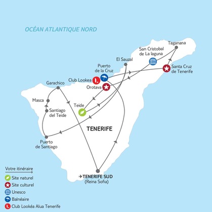 Itinéraire du Road Trip