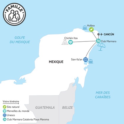 Itinéraire du circuit 