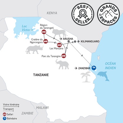 Itinéraire du circuit
