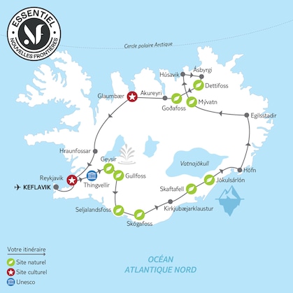 Itinéraire du circuit 