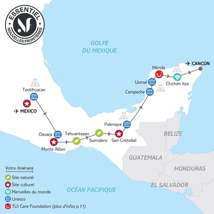 Itinéraire du circuit 