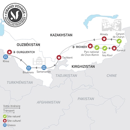 Itinéraire du circuit 