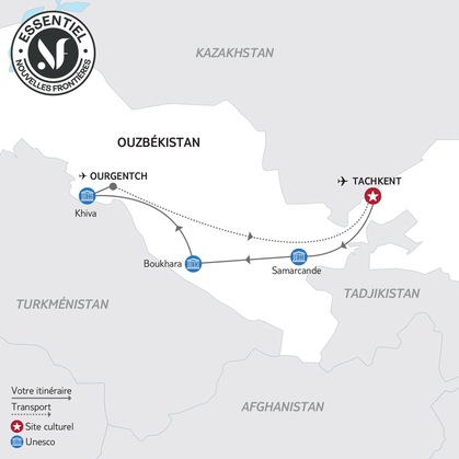 Itinéraire du circuit 