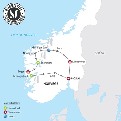 Itinéraire du circuit