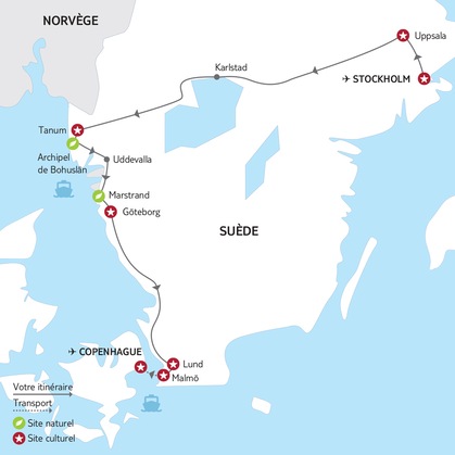 Itinéraire du circuit 