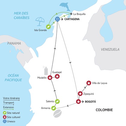 Itinéraire du circuit 