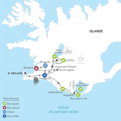 Itinéraire du Road Trip