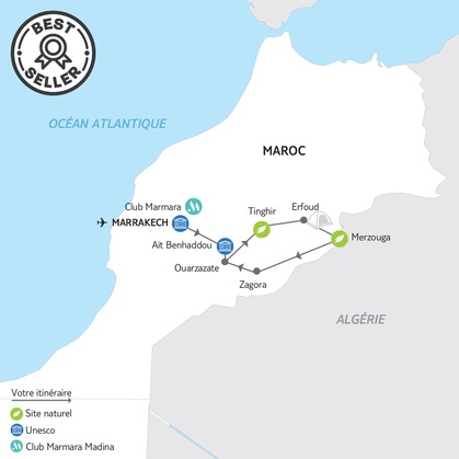 Itinéraire du circuit