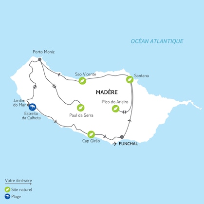 Itinéraire du Road Trip