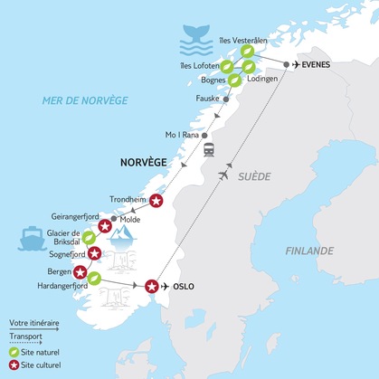 Itinéraire du circuit