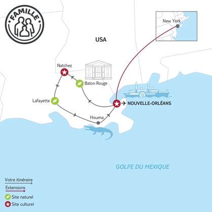 Itinéraire du circuit 