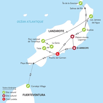 Itinéraire du circuit