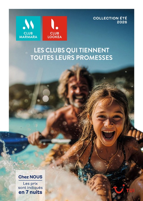 Brochure TUI Clubs Collection Eté 2026